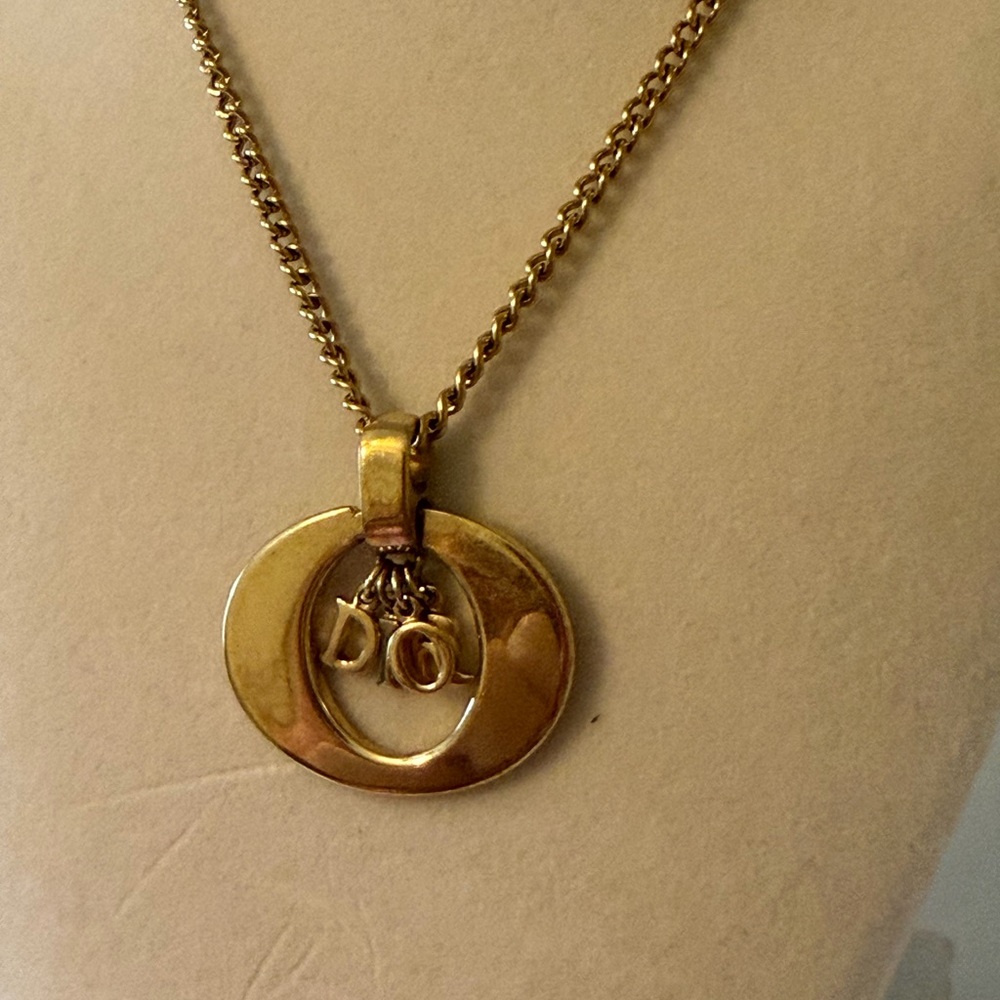 Vintage Refurbished Christian Dior Pendant Necklace - Picture 3 of 17